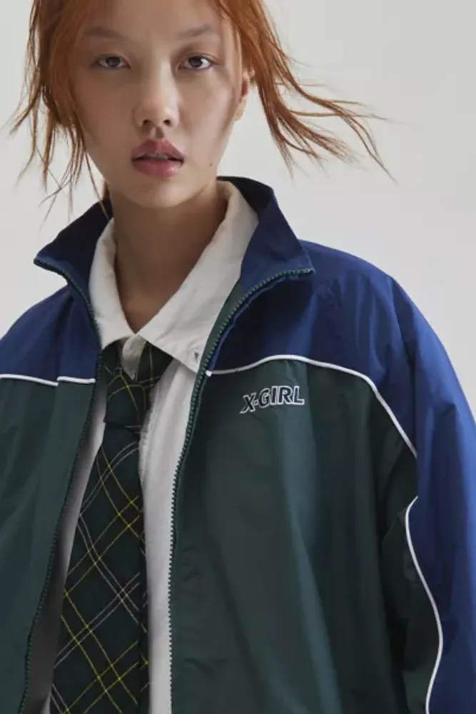 X-girl Contrast Piping Windbreaker Jacket