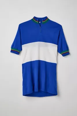 Vintage Rainbow Cuff Bicycle Jersey