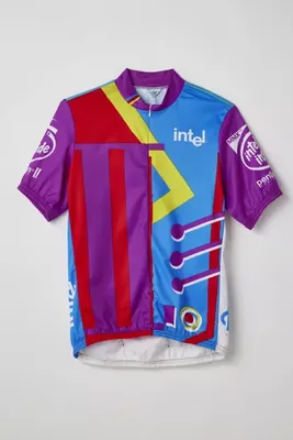 Vintage Intel Colorful Bicycle Jersey