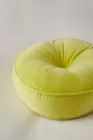 Velvet Midi Round Throw Pillow