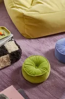 Velvet Mini Round Throw Pillow