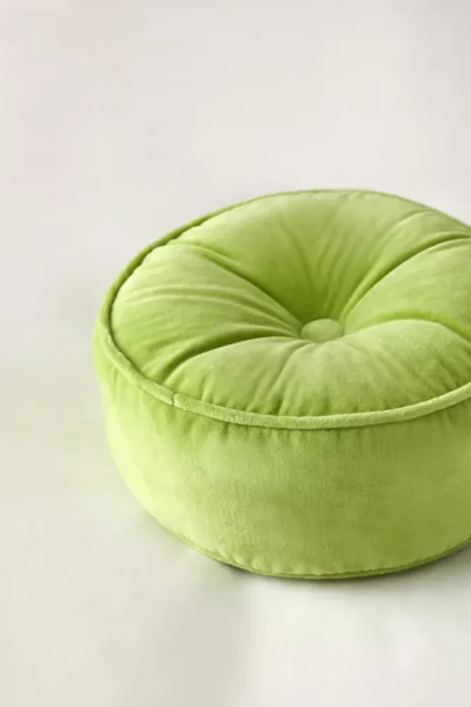 Velvet Mini Round Throw Pillow