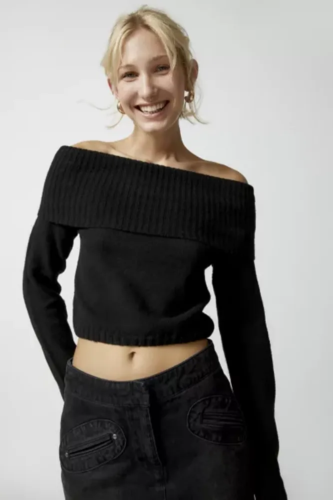 Urban Outfitters Silence + Noise Claudia Off-The-Shoulder Sweater