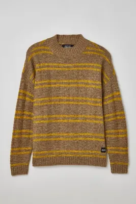 Native Youth Relaxed Striped Pullover Sweater