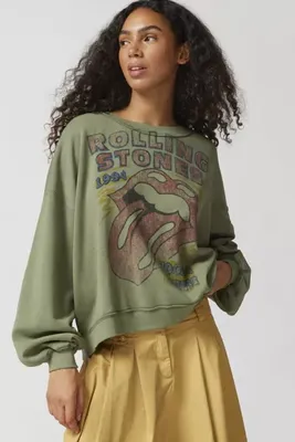 The Rolling Stones Slouchy Pullover Sweatshirt
