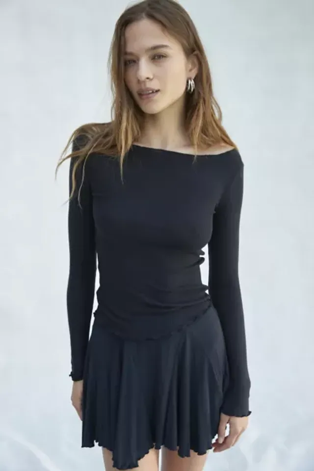 Urban Outfitters Out From Under Libby Ribbed Long Sleeve Top