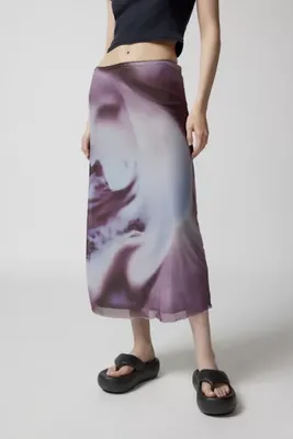 Motel Lassie Printed Midi Skirt