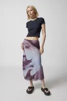 Motel Lassie Printed Midi Skirt