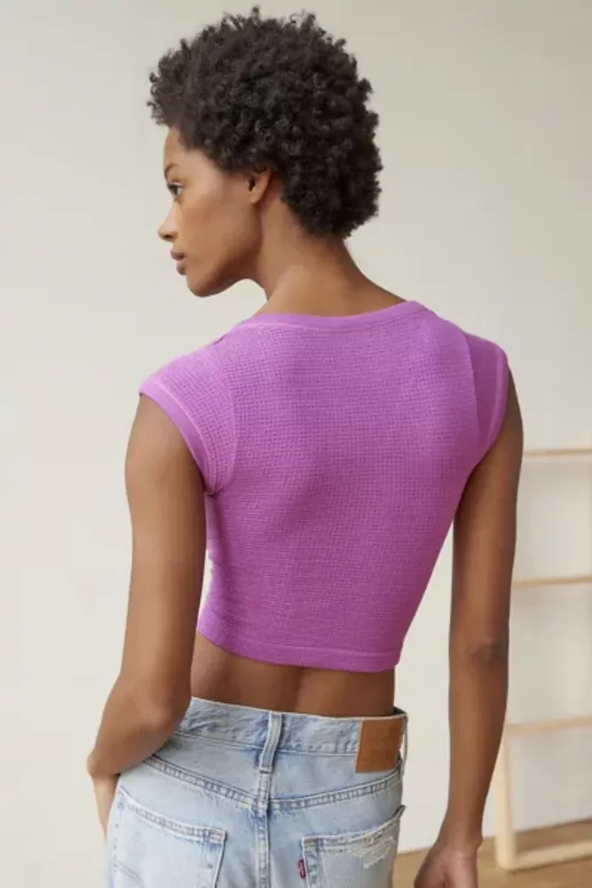 Urban Outfitters Out From Under Knockout Seamless Lace-Up Top