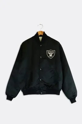 VINTAGE RAIDERS REVERSIBLE STARTER JACKET SIZE MEDIUM LIKE NEW