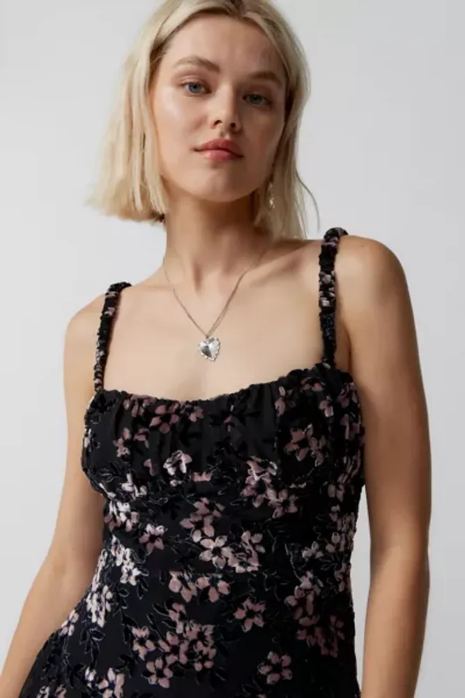 Kiss The Sky Black Slip Dress