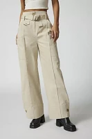 Geel Harper Belted Trouser Pant