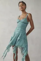 Kimchi Blue Ilana Mesh Drapey Mini Dress
