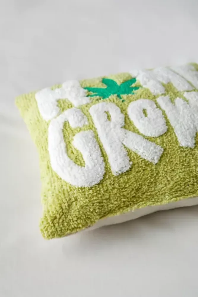 Home Grown Throw Pillow