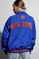 Mitchell & Ness X Melody Ehsani Satin New York Knicks Bomber Jacket