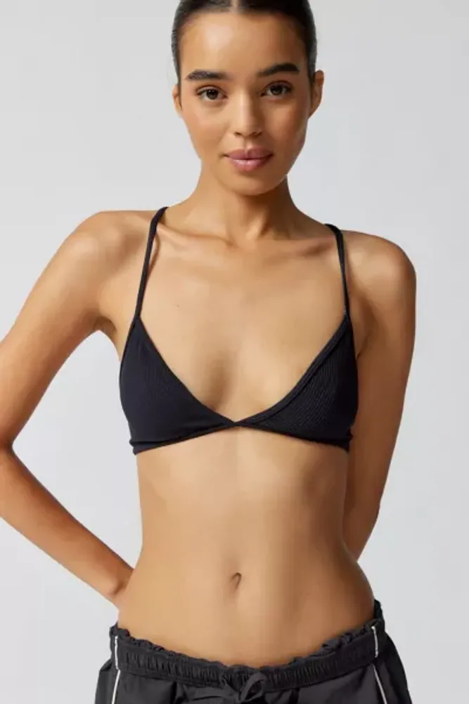 By Anthropologie Triangle Bra In Blue