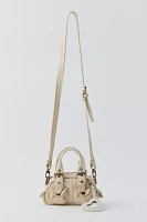 BDG Mini Denim Duffle Charm Crossbody Bag