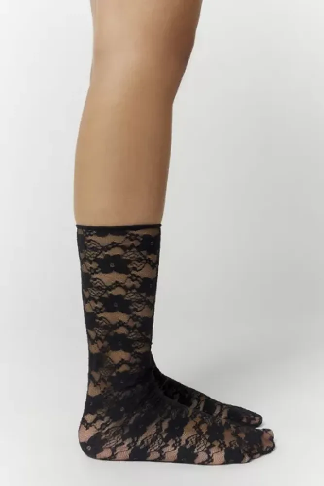 All-Over Lace Sock  Urban Outfitters New Zealand