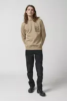 CAT Tip-Up Logo Crew Neck Sweatshirt