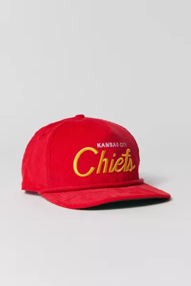 New Era Kansas City Chiefs The Golfer Corduroy Snapback Hat