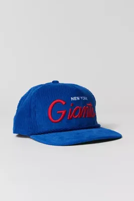 New Era New York Giants Corduroy Golfer Snapback Hat