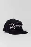 New Era Las Vegas Raiders Corduroy Golfer Snapback Hat