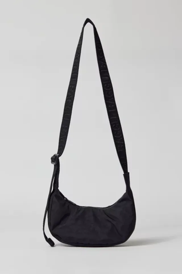 BAGGU Cross Stitch Medium Nylon Crescent Bag