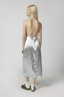 UO Chloe Satin Slip Dress