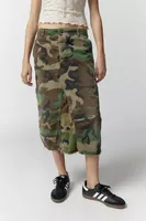 Urban Renewal Remade Camo Maxi Skirt