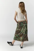 Urban Renewal Remade Camo Maxi Skirt