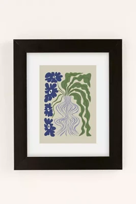 Miho Dropping Leaf Plant Art Print