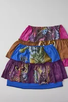 Urban Renewal Remade Animal Graphic Ruffle Mini Skirt