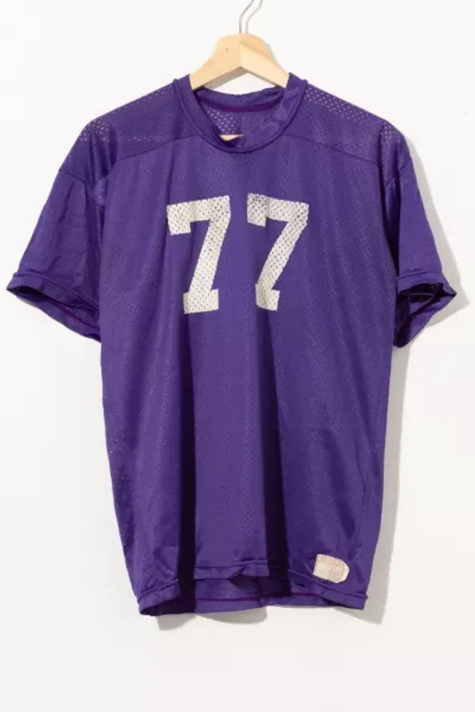 Retro Fade Football Jersey in Purple