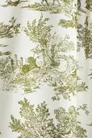 Frog Toile Shower Curtain