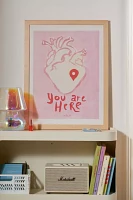 PSTR Studio Sissan You Are Here Art Print