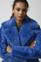 Kimchi Blue Willa Faux Shearling Maxi Jacket