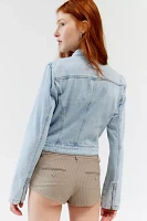 Lioness Bella Denim Moto Jacket