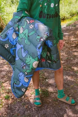 Parks Project Dancin' Frogs Recycled Camp Blanket