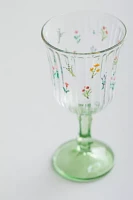 Botanical Stemmed Wine Glass