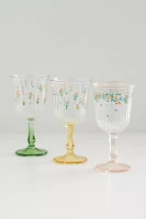 Botanical Stemmed Wine Glass