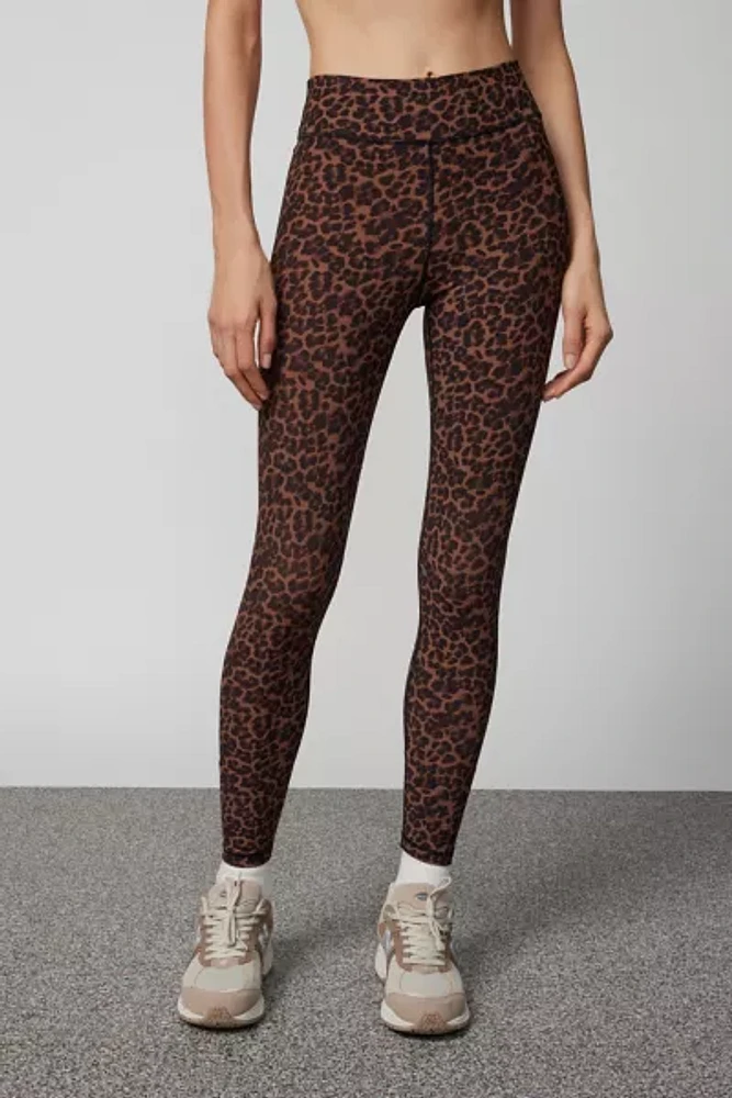 The Upside Biarritz Leopard Print Midi Legging