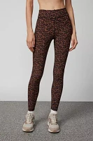 The Upside Biarritz Leopard Print Midi Legging