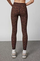 The Upside Biarritz Leopard Print Midi Legging