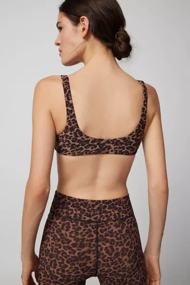 The Upside Biarritz Rory Leopard Print Bra Top