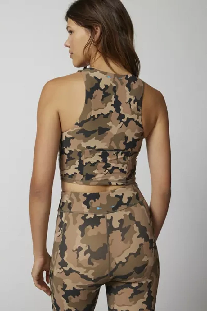 The Upside Jacinta Trekky Camo Cropped Top