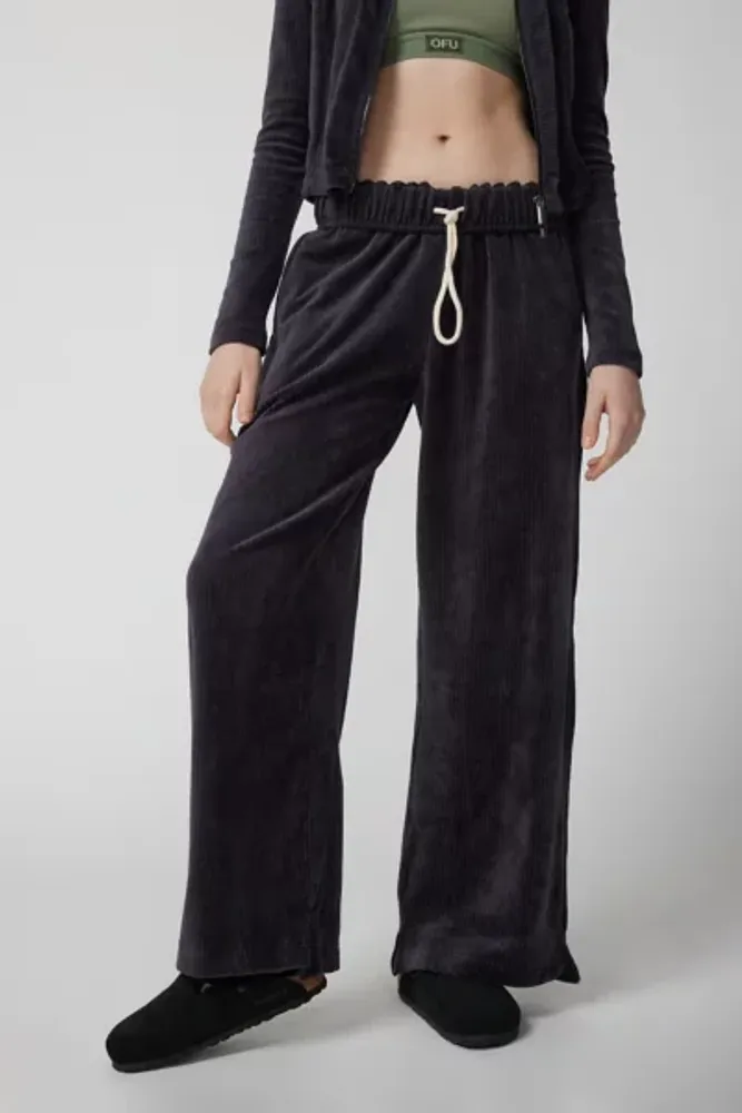 Urban Outfitters Out From Under Hoxton Velour Track Pant