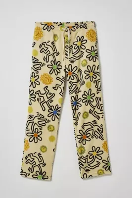 Keith Haring Dancing Flower Plush Lounge Pant