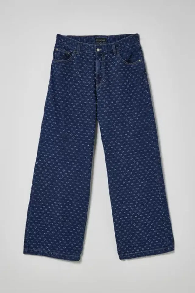 Urban Outfitters David Catalan Dot Wide Leg Jean