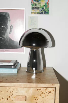 Valley Cruise Press Midcentury Mushroom Table Lamp