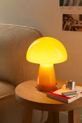 Valley Cruise Press Midcentury Mushroom Table Lamp
